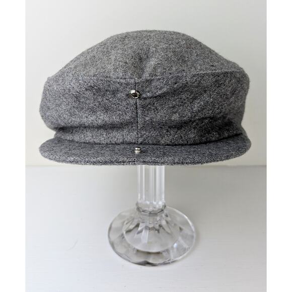 VTG Country Gentleman Hat Medium Gray  Tweed Wool Blend Classic Newsboy Ivy Cap - Picture 3 of 9